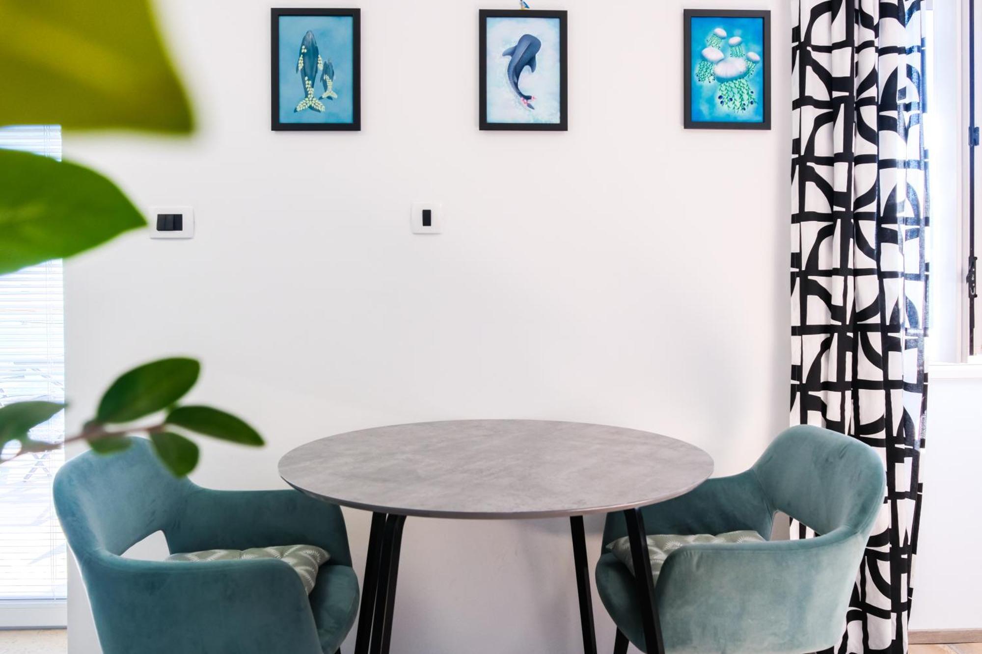 Studio Apartment Above Promenade W Terrace & Parking Рабац Екстериор снимка